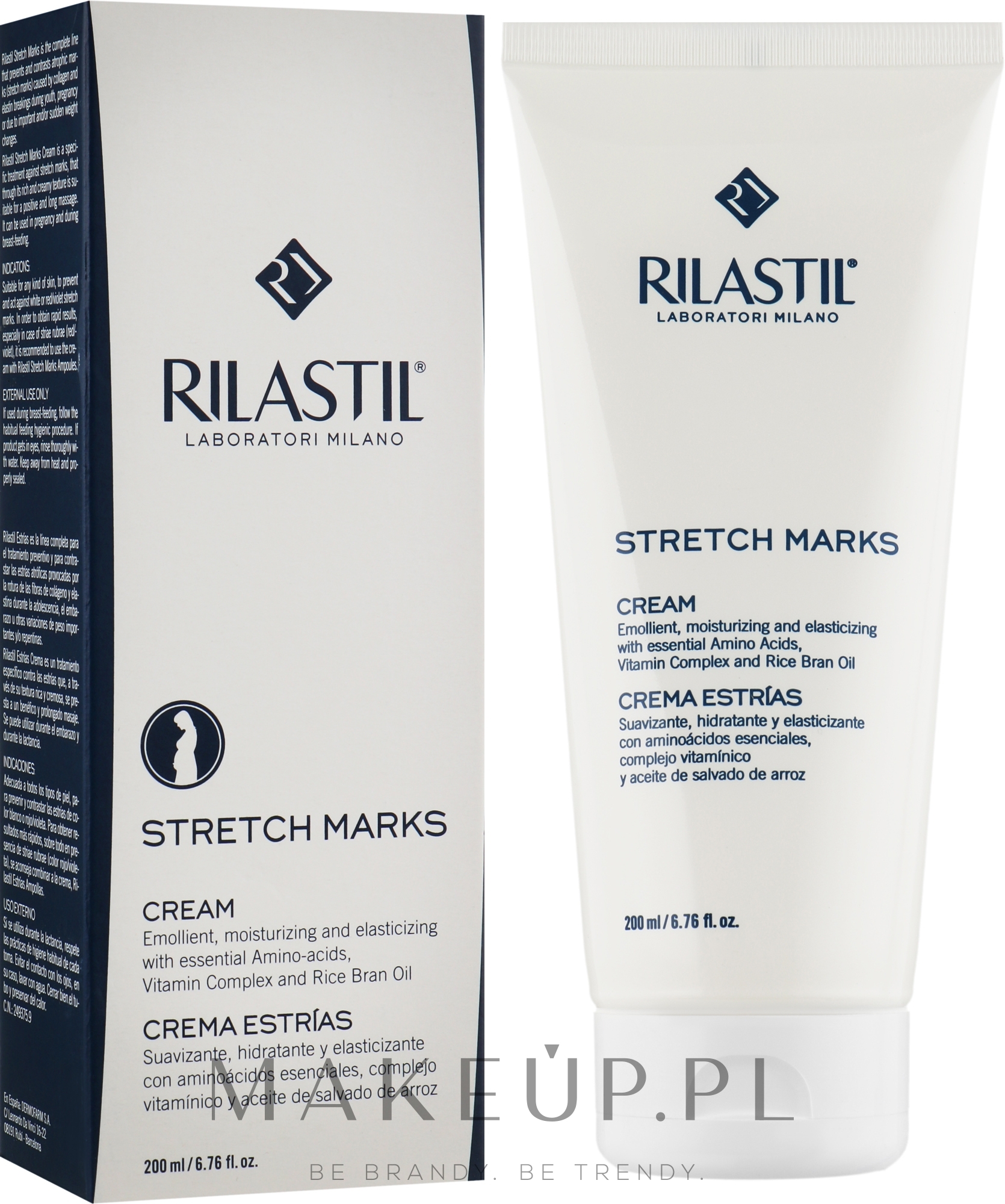 Krem na rozstępy - Rilastil Stretch Marks Cream — Zdjęcie 200 ml