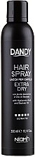 Mocno utrwalający lakier do włosów z kwasem hialuronowym - Niamh Hairconcept Dandy Hair Spray Extra Dry Ultra Fix — Zdjęcie N2