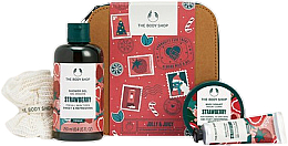 Kup Zestaw, 5 produktów - The Body Shop Jolly & Juicy Strawberry Essentials Gift