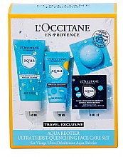 Kup Zestaw - L'Occitane Aqua Reotier (cr/20ml + f/gel/40ml + mask/2x6ml)