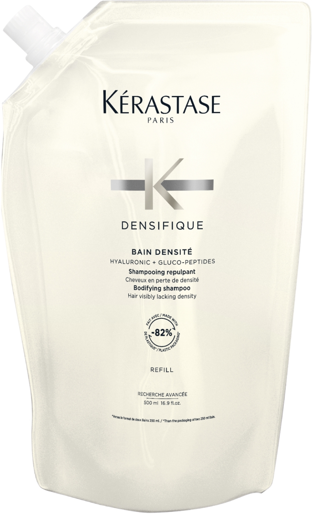 Szampon-kąpiel zagęszczająca do włosów - Kerastase Densifique Bain Densite Shampoo (uzupełnienie) — Zdjęcie 500 ml