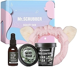 Kup Zestaw - Mr.Scrubber Even Complexion & Clear (f/mask/150g + f/cr/55ml + ass/1/pcs)