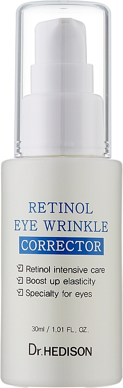 Przeciwzmarszczkowe serum pod oczy z retinolem i peptydami - Dr.Hedison Retinol Eye Wrinkle Corrector — Zdjęcie N1
