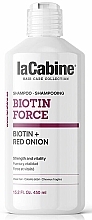 Szampon przeciw wypadaniu włosów - La Cabine Biotin Force Biotin + Red Onion Shampoo — Zdjęcie N1