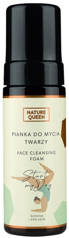 WYPRZEDAŻ Oczyszczająca pianka do mycia twarzy - Nature Queen Face Cleansing Foam Start My Day * — Zdjęcie N1