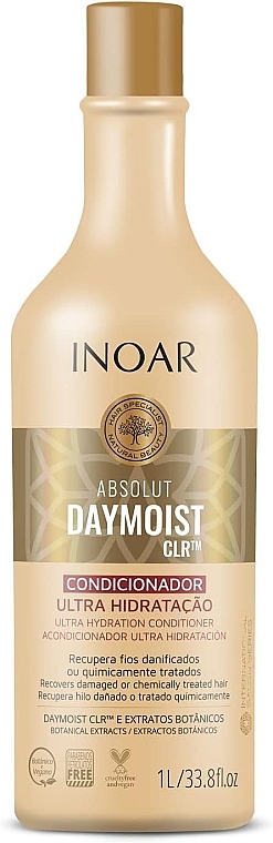 Nawilżająca odżywka do włosów - Inoar Absolut Daymoist CLR Ultra Moisturizing Conditioner — Zdjęcie N1