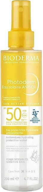 Spray przeciwsłoneczny - Bioderma Photoderm Anti-Ox SPF 50 — Zdjęcie N1