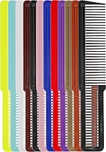 Zestaw profesjonalnych grzebieni do strzyżenia, 12 szt. - Wahl Colored Clipper Combs — Zdjęcie N2