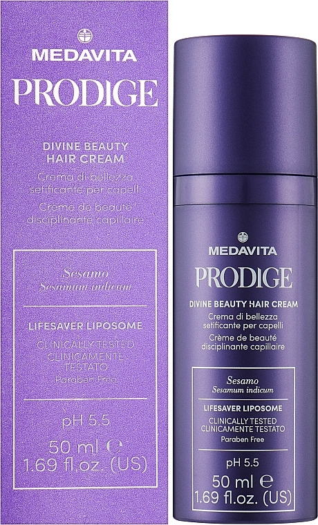 Regenerujący krem ​​do włosów zniszczonych - Medavita Prodige Divine Beauty Hair Cream — Zdjęcie N2