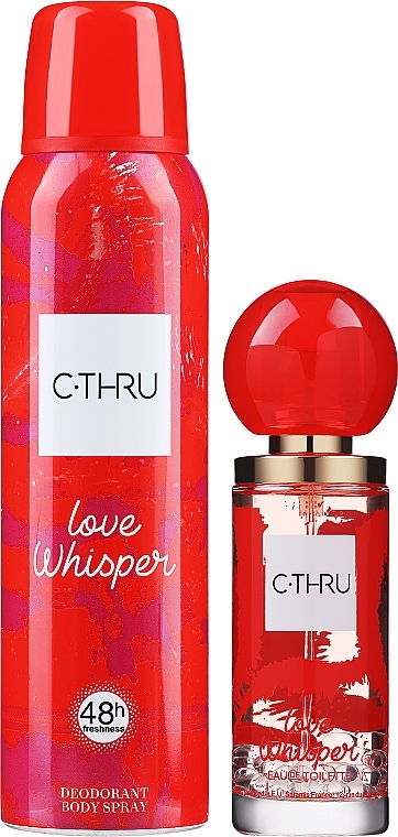 PRZECENA! C-Thru Love Whisper - Zestaw (edt 30 ml + deo/spray 150 ml) * — Zdjęcie N2