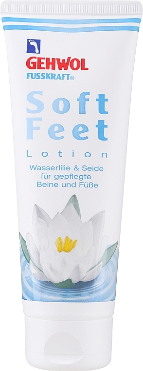 Lotion do stóp i nóg z kwasem hialuronowym i lilią wodną - Gehwol Fusskraft Soft Feet Lotion