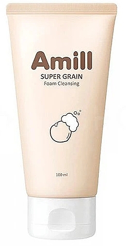 Oczyszczająca pianka do mycia twarzy - Amill Super Grain Foam Cleansing — Zdjęcie N1