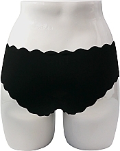 Damskie majtki bezszwowe, czarne - Lolita Accessories — Zdjęcie N4