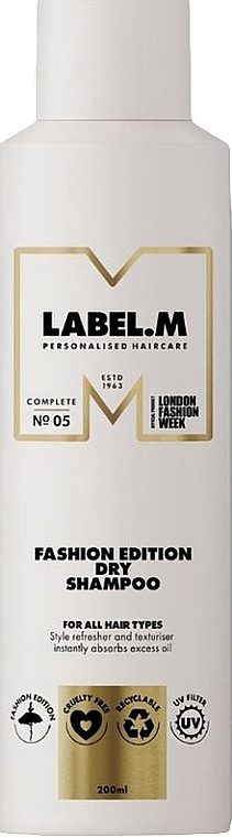 Suchy szampon - Label.M Fashion Edition Dry Shampoo — Zdjęcie N1