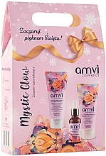 Kup Zestaw do rozświetlania twarzy - Amvi Cosmetics Mystic Glow (f/cr/50ml + f/peel/60ml + f/ser/30ml)