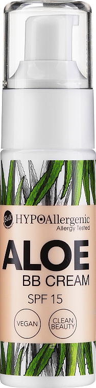 Hipoalergiczny krem BB - Bell Hypo Allergenic Aloe BB Cream SPF15 — Zdjęcie N1