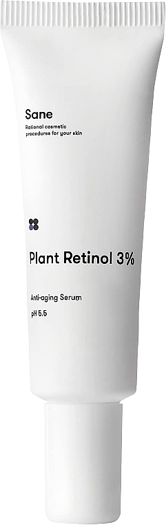 Serum do twarzy z retinolem - Sane Plant Retinol 3% + Vitamin F 2% Anti-aging Serum pH 5.5 — Zdjęcie N2