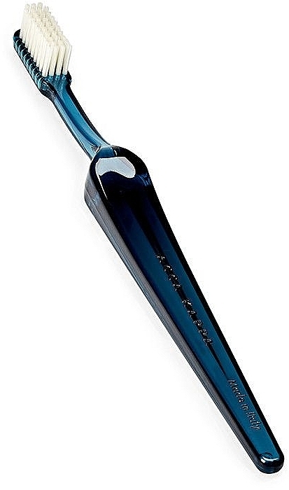 Twarda szczoteczka do zębów, ciemnogranatowa - Acca Kappa Lympio Tooth Brush Nylon Hard Ocean Blue — Zdjęcie N1