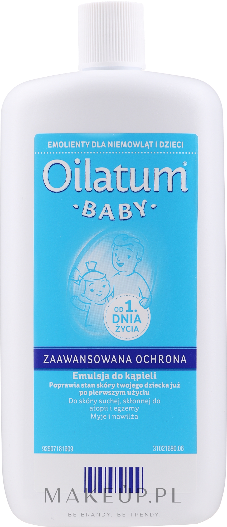 Emulsja do kąpieli dla dzieci od pierwszego dnia życia - Oilatum Baby Bath Emulsion — Zdjęcie 500 ml