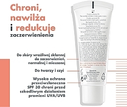 Kojąca emulsja do twarzy na dzień SPF 30 - Avène Antirougeurs Day Soothing Emulsion — Zdjęcie N4