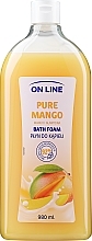 Kup PRZECENA!  Płyn do kąpieli Mango - On Line Bath Foam Pure Mango *