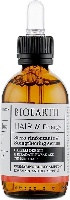 Serum wzmacniające włosy - Bioearth Hair Strengthening Serum (próbka) — Zdjęcie N1