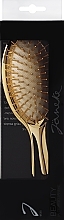 Szczotka do włosów AUSP22G, złoto-biała - Janeke Gold Hairbrush  — Zdjęcie N2
