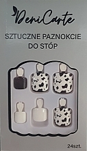 Tipsy do stóp, 24 sztuki - Deni Carte Nails 7271 — Zdjęcie N1