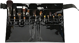 Pasek z etui na pędzle, lakierowany, czarny - Inglot Brush Belt PS — Zdjęcie N1
