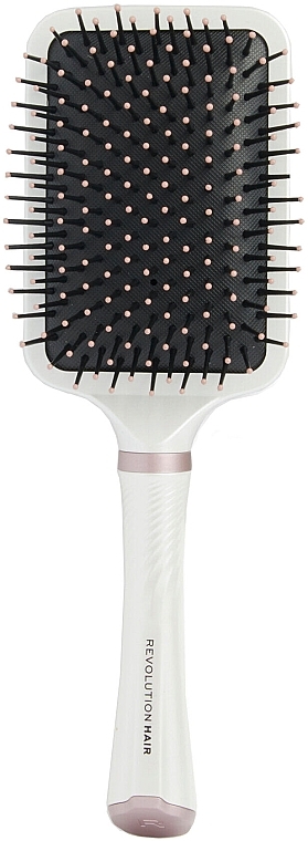 Szczotka do włosów szeroka, różowe złoto - Revolution Haircare Mega Brush Paddle Hairbrush Rose Gold — Zdjęcie N1