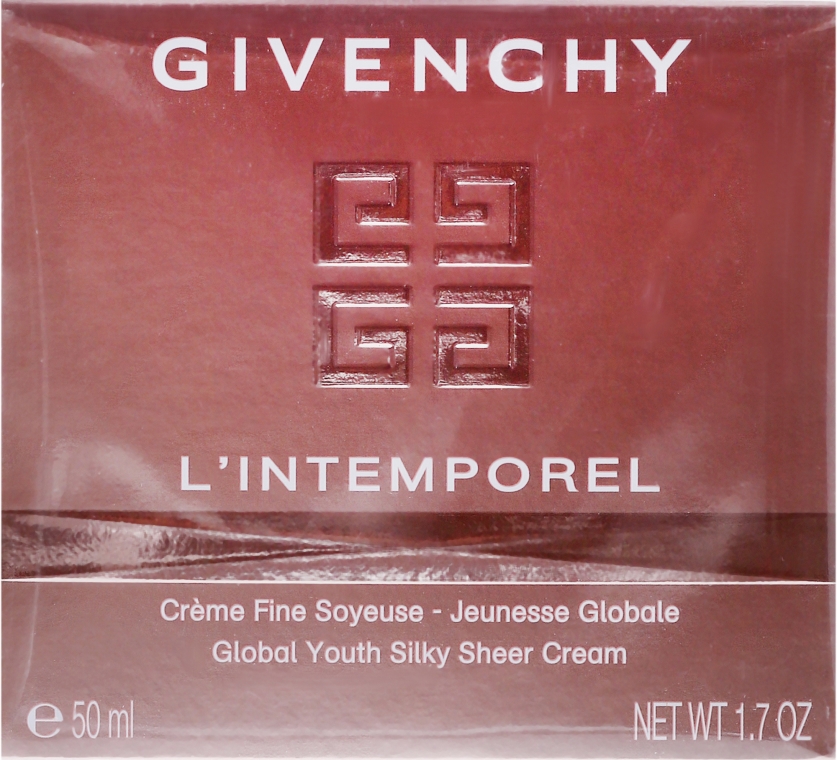 Antystarzeniowy krem do twarzy - Givenchy L’Intemporel Global Youth Silky Sheer Cream — Zdjęcie N2