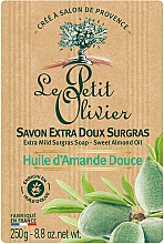 Kup Delikatne mydło kosmetyczne Słodkie migdały - Le Petit Olivier Vegetal Oils Soap Sweet Almond Oil