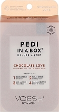 Kup Zestaw do pedicure Czekoladowa miłość - Voesh Deluxe Pedicure Chocolate Love Pedi In A Box 4 in 1