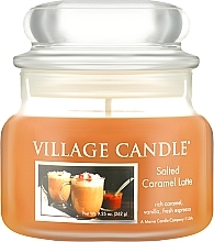 Świeca zapachowa w słoiku - Village Candle Salted Caramel Latte — Zdjęcie N4