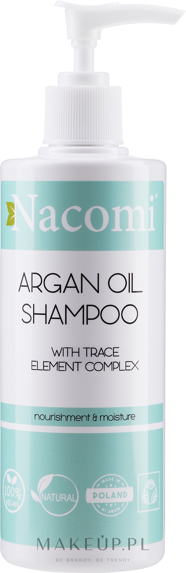 Arganowy szampon do włosów - Nacomi — Zdjęcie 250 ml