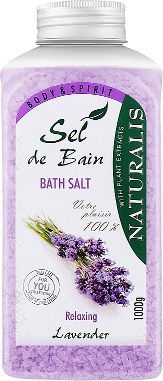 Sól do kąpieli Lawenda - Naturalis Sel de Bain Lavender Bath Salt — Zdjęcie N1