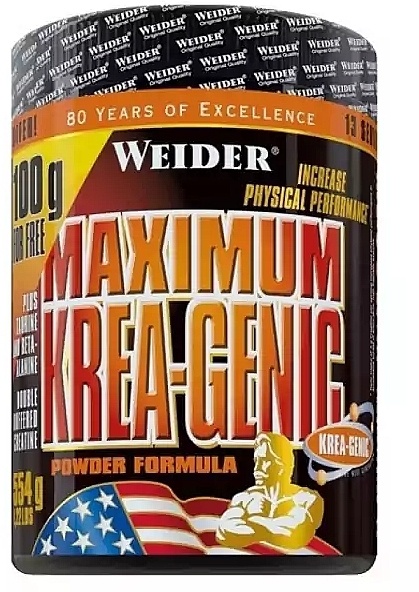 Kreatyna - Weider Maximum Krea-Genic Powder — Zdjęcie N1