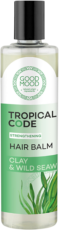 Balsam do włosów z ekstraktami z wodorostów i gliny - Good Mood Tropical Code Strengthening Hair Balm Clay & Wild Seaw — Zdjęcie N1