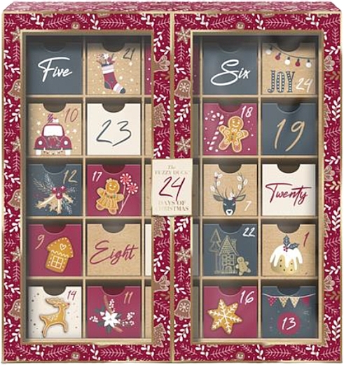 Zestaw Kalendarz adwentowy, 24 produkty - Baylis & Harding The Fuzzy Duck Winter Wonderland Luxury 24 Days Of Beauty Advent Calendar Gift Set — Zdjęcie N2