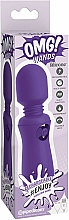 Wibrator, fioletowy - PipeDream OMG! Wands #Enjoy Rechargeable Vibrating Wand Purple — фото N1