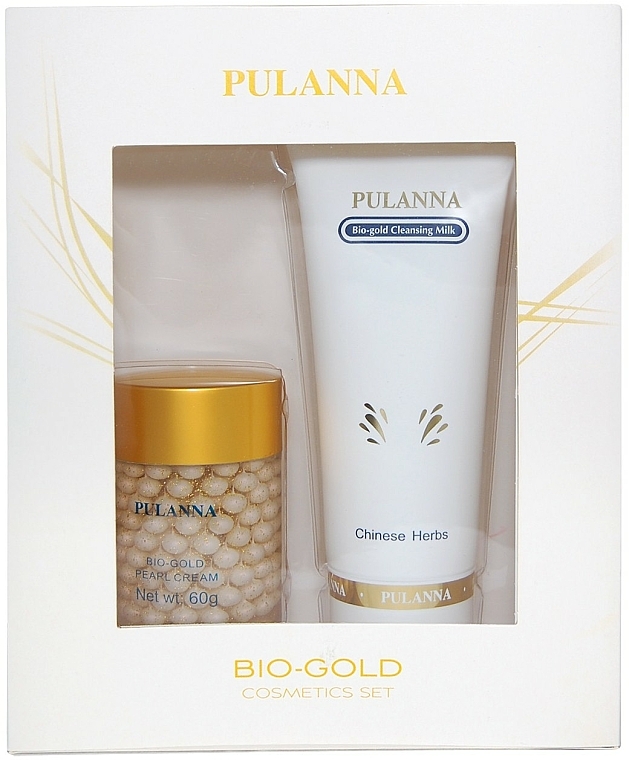 Zestaw - Pulanna Bio-Gold (milk/90g + cr/60g) — Zdjęcie N1