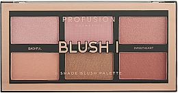 Kup Paleta różów do twarzy - Profusion Cosmetics Blush Palette I
