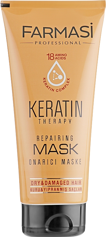 Maska do włosów z keratyną - Farmasi Keratin Therapy Repairing Mask — Zdjęcie N2