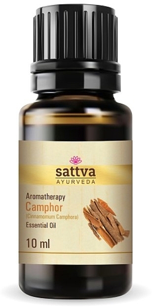 Olejek eteryczny z kamfory - Sattva Ayurveda Camphor Essential Oil — Zdjęcie N1