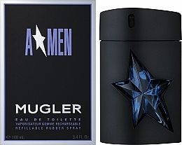 Mugler A*Men Refillable Rubber Spray - Woda toaletowa — Zdjęcie N2