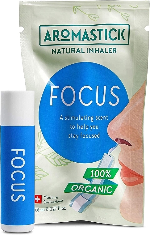 Inhalator zapachowy Focus - Aromastick Focus Natural Inhaler — Zdjęcie N1