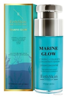 Serum do twarzy - ErthSkin London Marine Glow Vitamin C + Collagen Concentrate Serum — Zdjęcie 30 ml