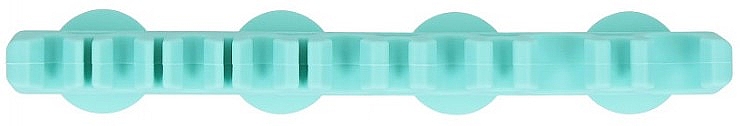 Silikonowa suszarka do pędzli, turkusowa - Tools For Beauty MiMo Makeup Brush Drying Rack Turquoise — Zdjęcie N2