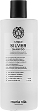 Kup PRZECENA! Srebrny szampon do włosów blond neutralizujący żółte refleksy - Maria Nila Sheer Silver Shampoo *