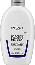 Żel pod prysznic i szampon 2 w 1 dla mężczyzn - Byphasse Men Shower Gel-Shampoo 2in1 Groovy Paradise — Zdjęcie N2